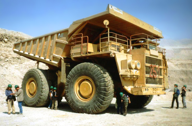 I camion di Chuquicamata