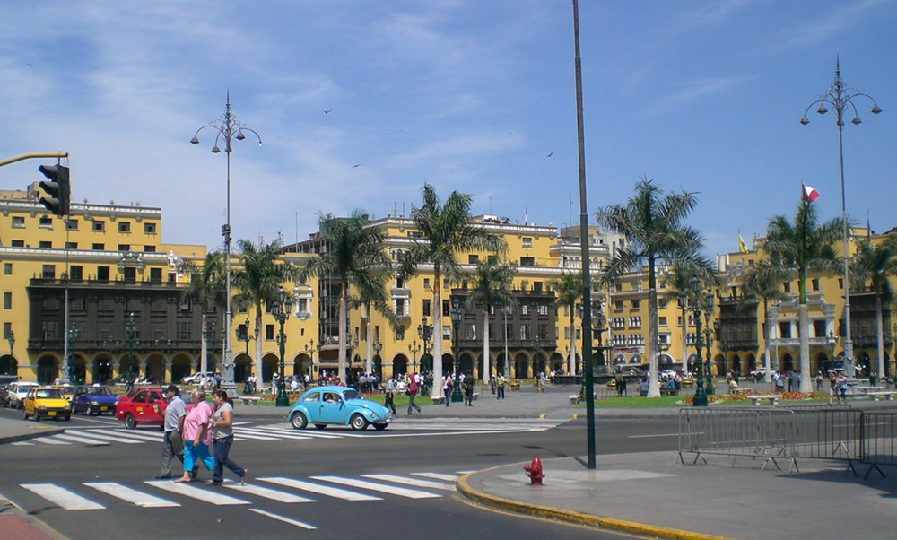 La Plaza Mayor di Lima